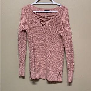 Pink sweater